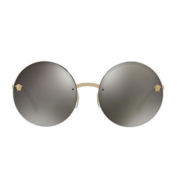 NWT Versace 2176 Unisex 59 mm Pale Gold Sunglasses main image 7